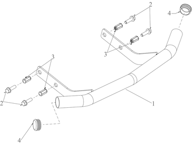Bumper Diagram and Parts List for XT2-LX42KH (13APA1TEA10)(2023) Cub Cadet Lawn Tractor
